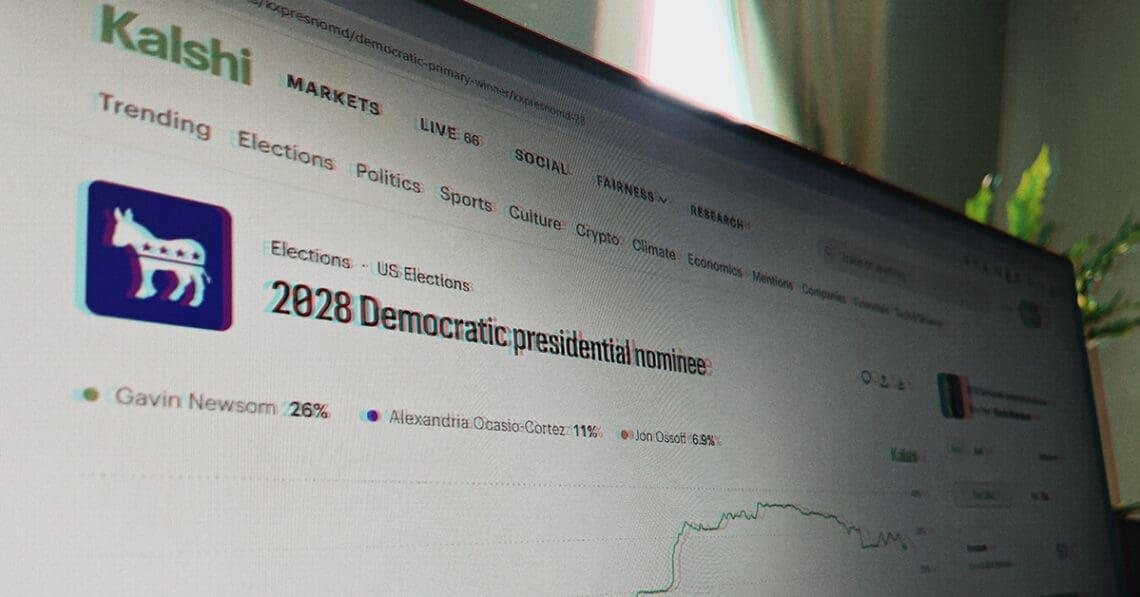 kalshi homepage democratic presidential nominee trading volume