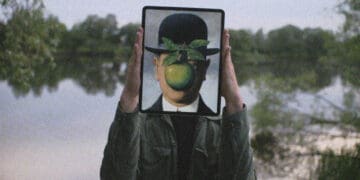magritte son of man deepfake