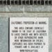 california prop 65 warning sign in parking lot
