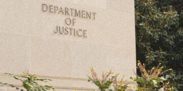 doj building sign