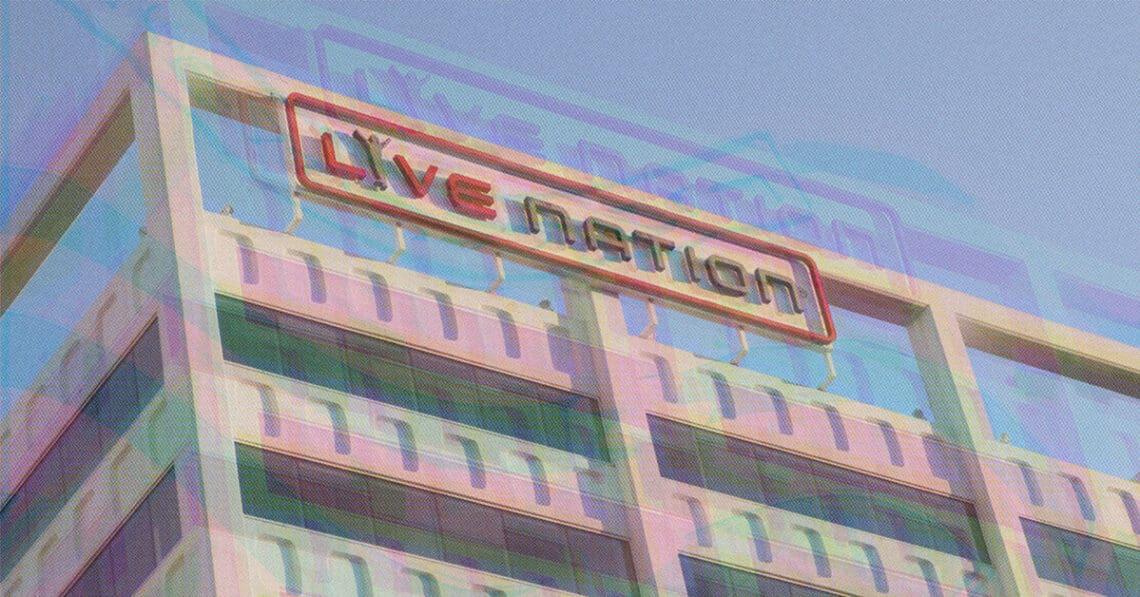 livenation building sign distorted