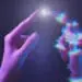 robot and human hand touching