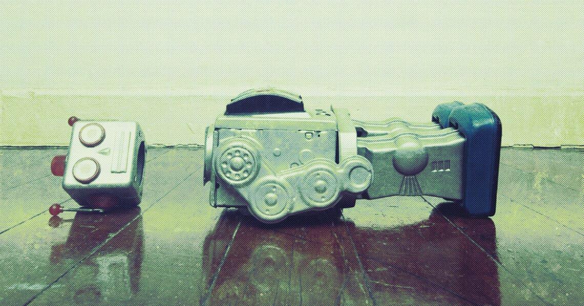 robot fallen over