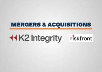 K2 Integrity RiskFront M&A