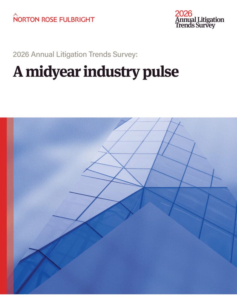 Norton Rose Fulbright 2026 Annual Litigation Trends Survey - A midyear industry pulse-c