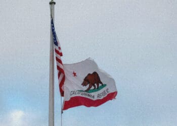california state flag