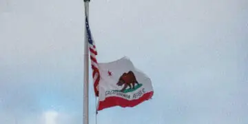 california state flag