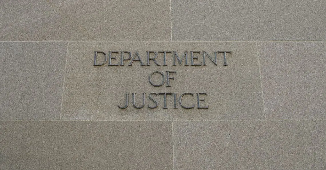 doj building sign