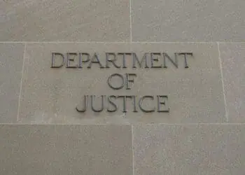 doj building sign