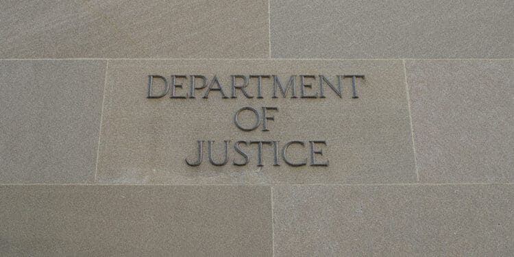 doj building sign