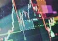 financial metrics on screen