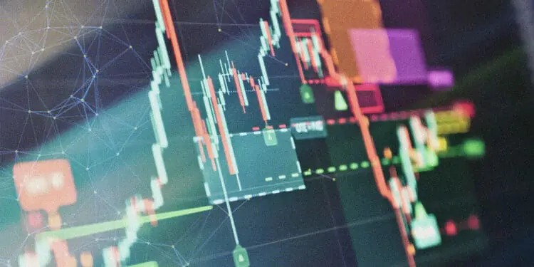 financial metrics on screen