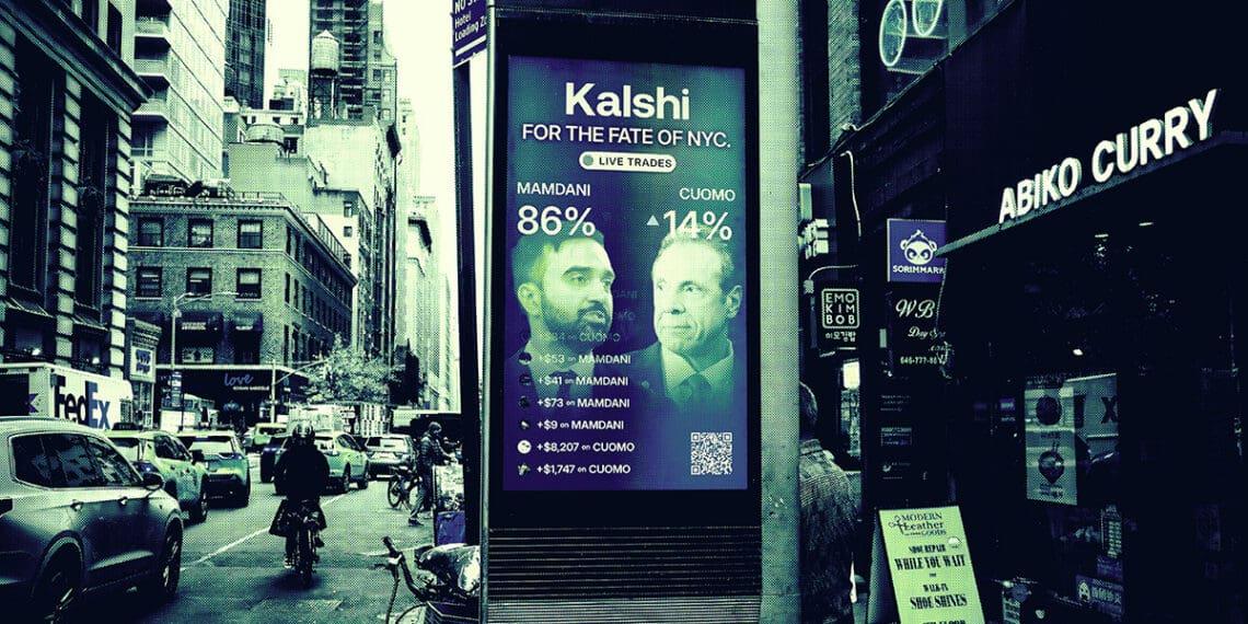kalshi display nyc mayoral election 2025