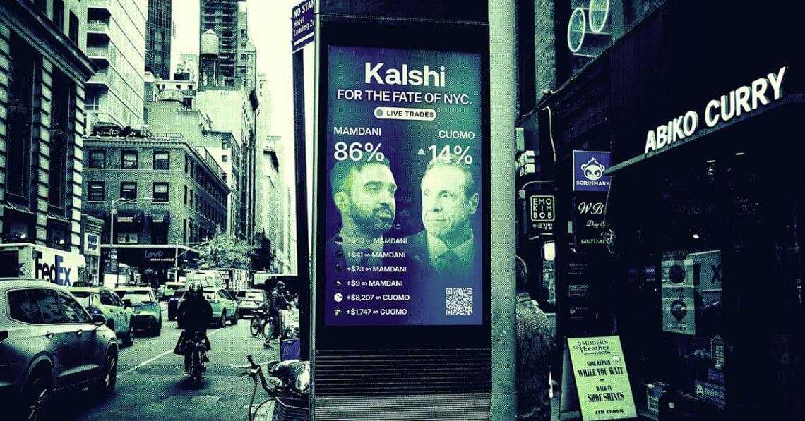 kalshi display nyc mayoral election 2025