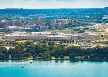 pentagon building and potomac