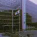 sec building with color treatment