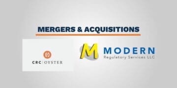 CRC Oyster Modern Regulatory Services M&A