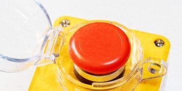 emergency stop button