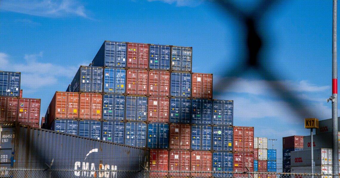 shipping containers port of los angeles