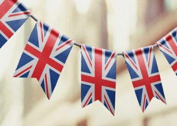 uk flag garland