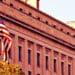 us doj building with flag