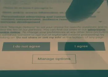 website opt out banner