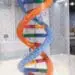 double helix of lego