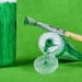 greenwashing painting white bottle concept