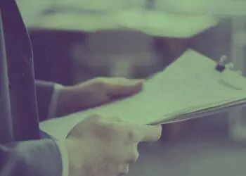 papers clipped together policy