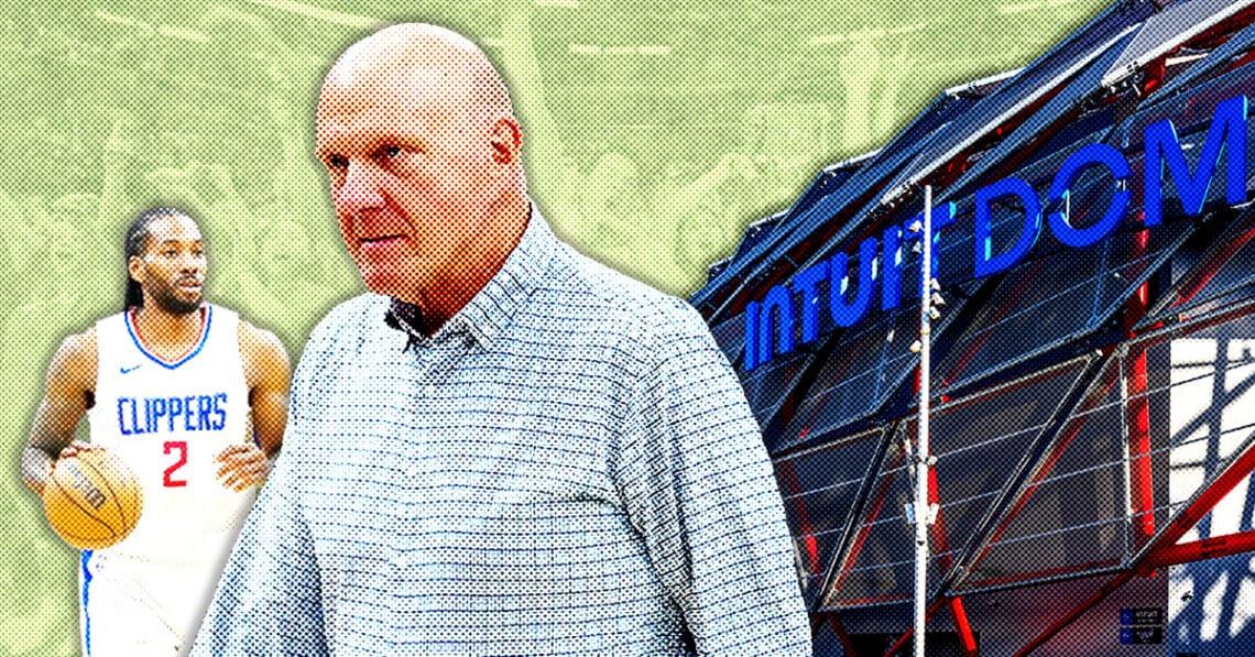 Clippers ballmer leonard arena
