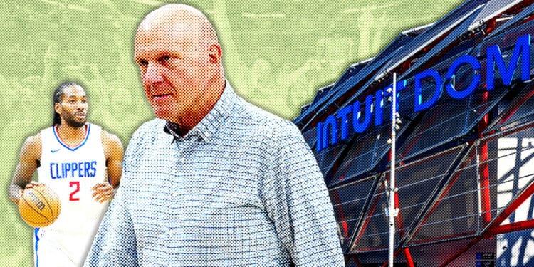 Clippers ballmer leonard arena