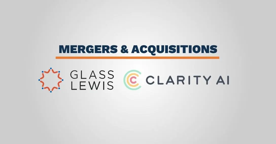 Glass Lewis Clarity AI M&A