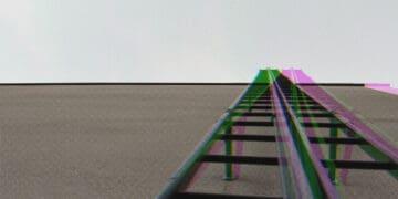 ladder viewed from ground