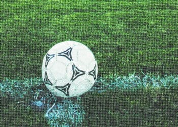 soccer ball near end line