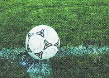 soccer ball near end line