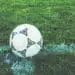 soccer ball near end line