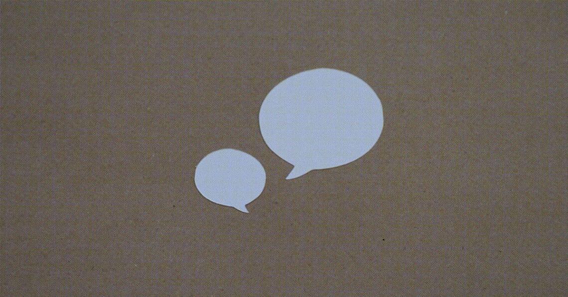 communication speech bubbles