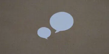 communication speech bubbles
