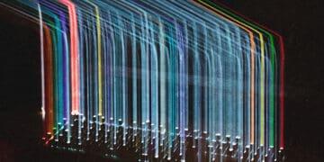 data abstract vintage