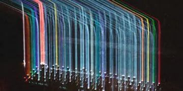 data abstract vintage
