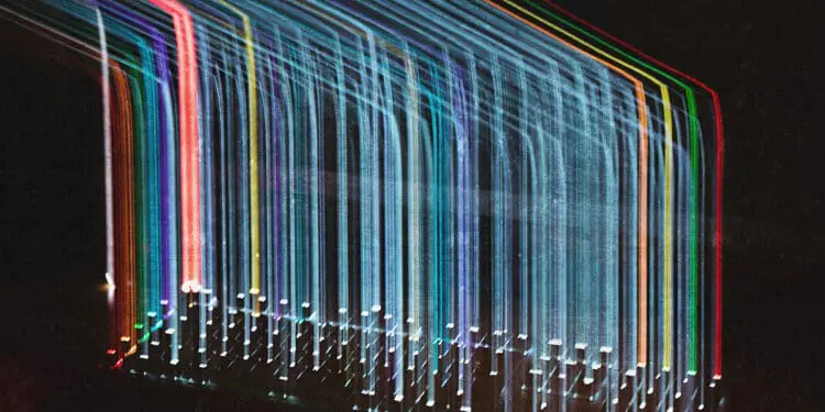 data abstract vintage