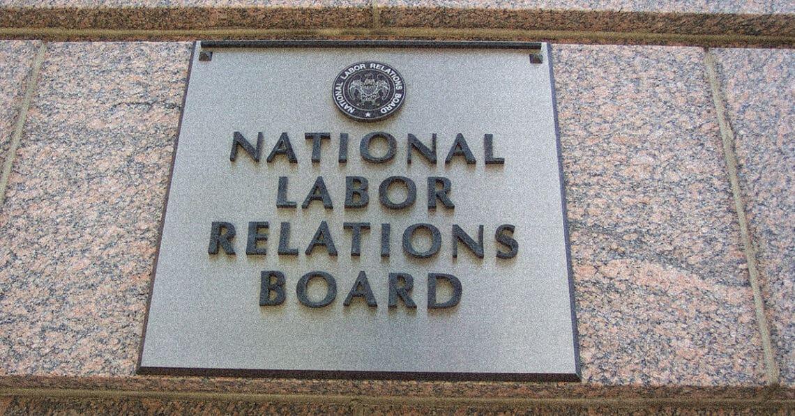 nlrb building sign