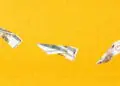 paper airplanes made out of currency