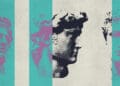 roman statues halftone