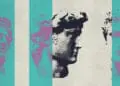 roman statues halftone