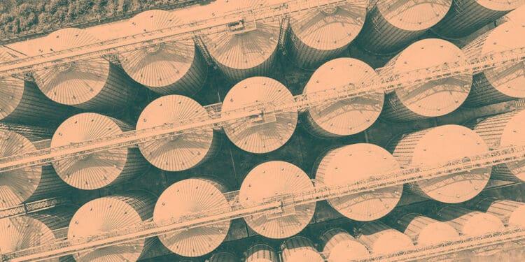 silos from above