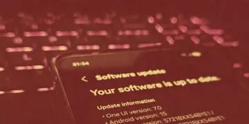 software update screen